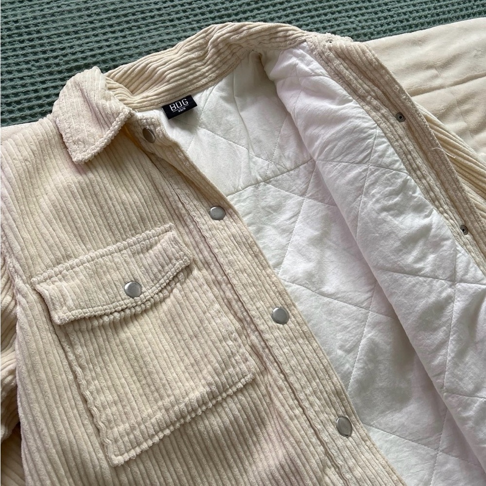 Beige Corduroy Jacket
